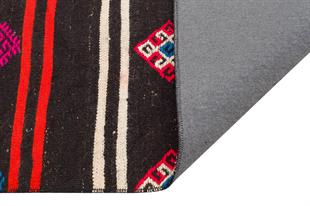 EŞSİZ EL DOKUMA ÇOK RENKLİ DESEN  KEÇİ KILI KİLİM