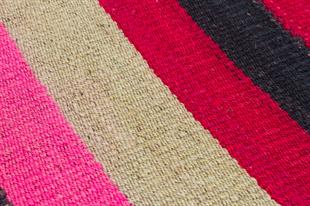 GÖKKUŞAĞİ RENGİ EL DOKUMA ANADOLU KİLİM PASPAS