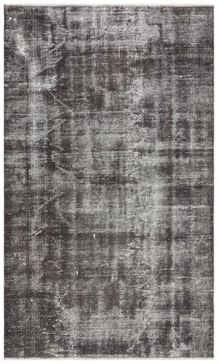 EŞSİZ EL DOKUMA GRI RENGİ ESKİTME VİNTAGE HALI