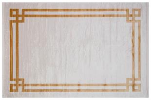 HALICA TENOM SARİ RENGİ ÇERÇEVELİ MODREN BAMBU HALI