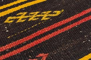 GEOMETRİK DESEN EL DOKUMA KİLİM PASPAS