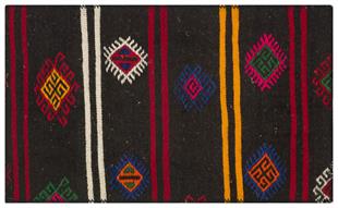 GERÇEK EL DOKUMA MOTİFLİ KİLİM PASPAS