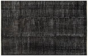 GENELEKSEL EL DOKUMA ANTRASİT RENGİ DESENSİZ  VİNTAGE HALISI