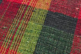 GERÇEK EL DOKUMA RENKLİ KİLİM PASPAS