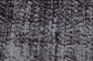 EŞSŞİZ EL DOKUMA SİYAH RENGİ RETRO VİNTAGE HALISI