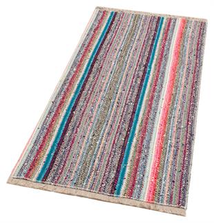 ÇOK RENKLİ ÇİZGİLİ DESEN ÇAPUT PALA KİLİM