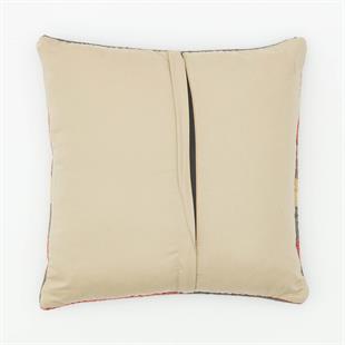 ÇOK RENKLİ ÇİZGİLİ DESEN ÇAPUT PALA KİLİM YASTIK KILIFI