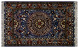 ORJINAL EL DOKUMA TAVUS DESENLI AFGAN HALI