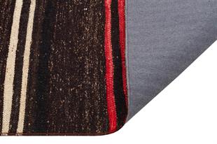 ÇOK RENKLİ ÇİZGİLİ DESEN EL DOKUMA ANADOLU KİLİM