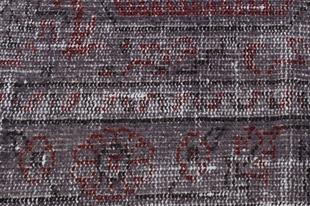 GENELEKSEL EL DOKUMA ANTRASİT RENGİ ESKİME VİNTAGE SALON HALISI