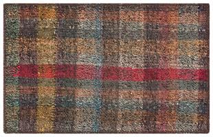 Çok Renkli El Dokuma Anadolu Kilim  Paspas