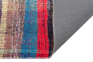 El Dokuma Renkli Çaput Pala Yünlü Kilim