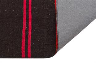 GERÇEK EL DOKUMA PEMBE RENGİ ÇİZGİLİ DESEN ANADOLU KİLİM