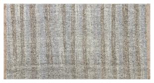 GERÇEK EL DOKUMA GÜMÜŞ RENGİ ÇAPUT PALA KİLİMİ