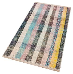 Renkli Çaput Pala El Dokuma Yünlü Yolluk Kilim