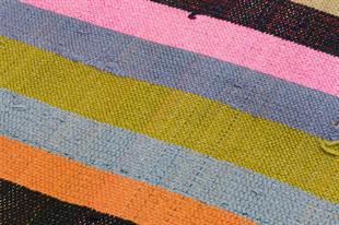 GERÇEK EL DOKUMA MULTY RENGİ KİLİM PASPAS