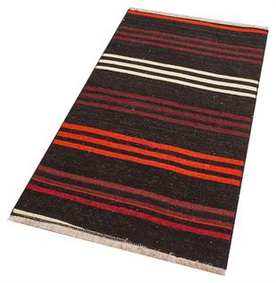 ANADOLU EL DOKUMA SARİ KIRMIZI RENGİ KİLİMİ