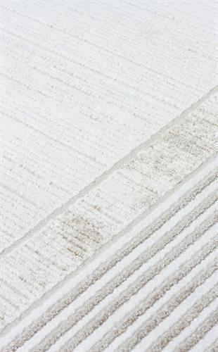 CREAM BEİGE  XW HAV TOZ VERMEZ ESKİTME DESENLİ MODERN MAKİNE HALISI