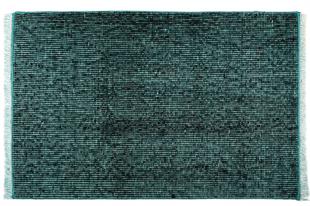 GENELEKSEL DOĞAL EL DOKUMA KOYU TURKUAZ RENGİ VİNTAGE PASPASP