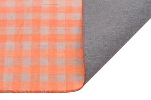 GENELEKSEL EL DOKUMA PUDRA RENGİ KENDİR KİLİM