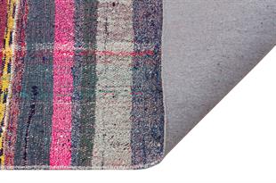 ÇOK RENKLİ ÇİZGİLİ DESEN ÇAPUT PALA KİLİM