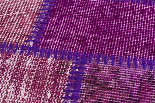 GENELEKSEL EL DOKUMA MULTİ  RENGİ PATCHWORK HALI PASPAS