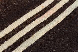 ÇOK RENKLİ ÇİZGİLİ DESEN EL DOKUMA ANADOLU KİLİM