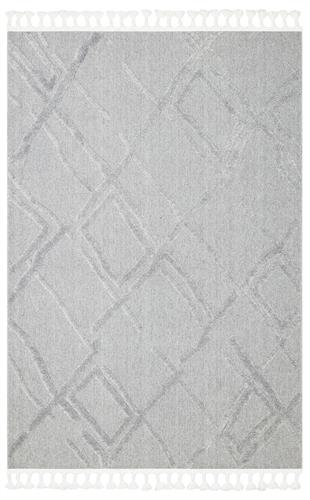 TERAZZO Hav Toz Vermez Yumuşak Dokulu Etnik Örgü Desenlere Sahip Modern İskindinav Halı