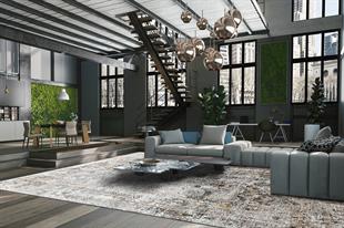  XW Yüksek Alçak Dokulu Özel Işıltılı Yüksek Kaliteli Sık Dokuma Modern Salon Halısı