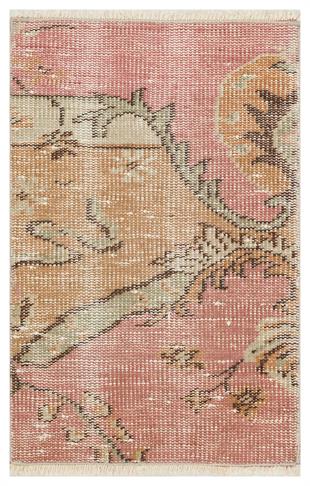 GERÇEK EL DOKUMA PUDRA  RENGİ İSPARTA HALI PASPAS