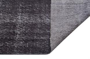 GENELEKSEL EL DOKUMA ANTRASİT RENGİ VİNTAGE HALISI