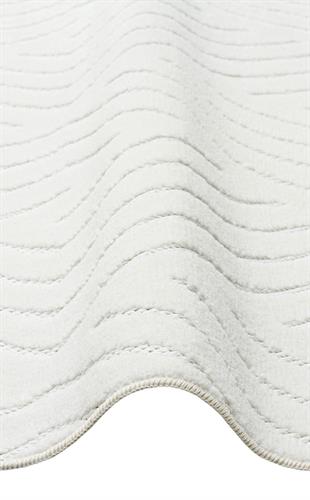 WHİTE  Hav Toz Vermez Yüksek Alçak Dokuya Sahip Modern Dokuma Halı