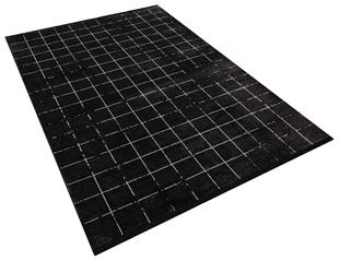 KOZA HALI LOFT SİYAH BEYAZ RENGİ MODREN SALON HALI