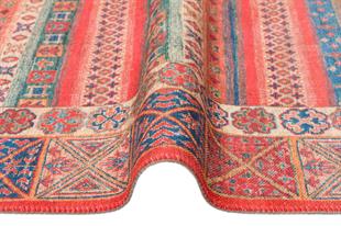 RUBY MULTY YIKANABİLİR KOLAY KULLANIMLI MODERN VE GELENEKSEL DESENLERE SAHİP RENKLİ KİLİM