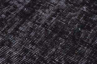 GERÇEK EL DOKUMA SİYAH RENGİ ESKİTME VİNTAGE HALISI