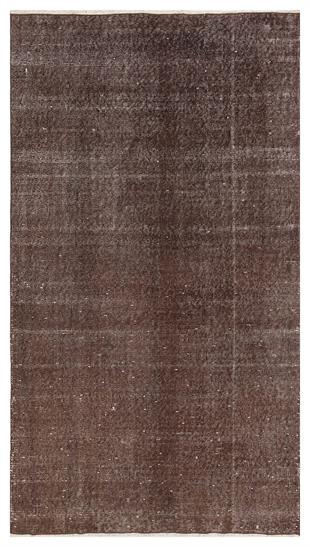 EŞSİZ EL DOKUMA KAHVERENGİ ESKİTME VİNTAGE HALI