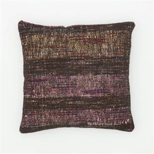 GERÇEK EL DOKUMA MÜRDÜM RENGİ ÇAPUT PALA KİLİM YASTIK KILIFI