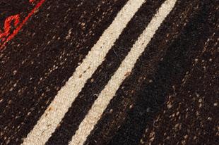 ÇOK RENKLİ ÇİZGİLİ DESEN EL DOKUMA ANADOLU KİLİM