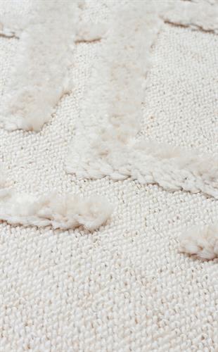 TERAZZO Hav Toz Vermez Yumuşak Dokulu Etnik Örgü Desenlere Sahip Modern İskindinav Halı