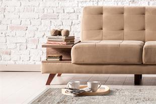 CREAM VİZON XW Yumuşak İpeksi Tuşeli Yüksek Alçak Oymalı Modern İnce Makine Halısı