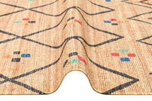  ASOS MULTY JÜT HASIR GÖRÜNÜMLÜ HAV TOZ VERMEZ ÇİFT TARAFLI YIKANABİLİR KİLİM