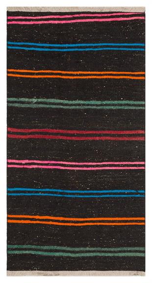 ÇOK RENKLİ ÇİZGİLİ DESEN ÇAPUT PALA KİLİM