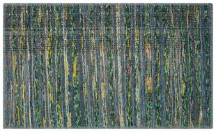 GENELEKSEL EL DOKUMA YEŞİL SARİ ÇAPUT KİLİM PASPAS