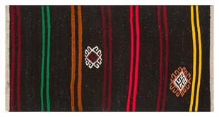 ÇOK RENKLİ ÇİZGİLİ DESEN ÇAPUT PALA KİLİM