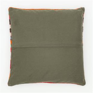 GENELEKSEL EL DOKUMA RENKLİ BOHEM DESEN KİLİM YASTIK KILIFI 