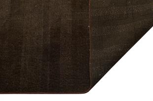 GENELEKSEL KOYU KAHVERENGİ DOĞAL EL DOKUMA VİNTAGE HALISI