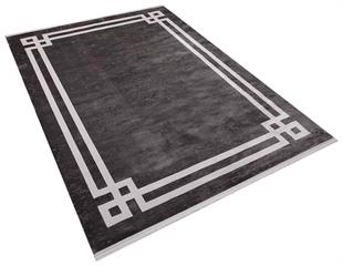 HALICA TENOM GRİ RENGİ ÇERÇEVELİ MODREN BAMBU HALI