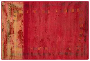 KIRMIZI RENGİ KÖK BOYA EL DOKUMA KİLİM PASPAS