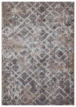 HALICA CRAFT GRİ BEJ RENGİ GEOMETRİK DESEN SALON HALISI