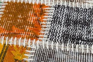 GENELEKSEL EL DOKUMA MULTİ  RENGİ PATCHWORK HALI PASPAS